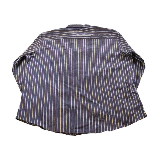 Vintage 2000s Duke Haband Striped Button Up Shirt Men's 2XL