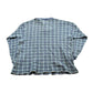 Vintage 1990s Plaid Henley Long Sleeve Thermal Shirt Men's L