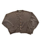 Vintage 1980s JC Penney Acrylic Knit Brown Cardigan Men's M