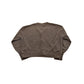 Vintage 1980s JC Penney Acrylic Knit Brown Cardigan Men's M