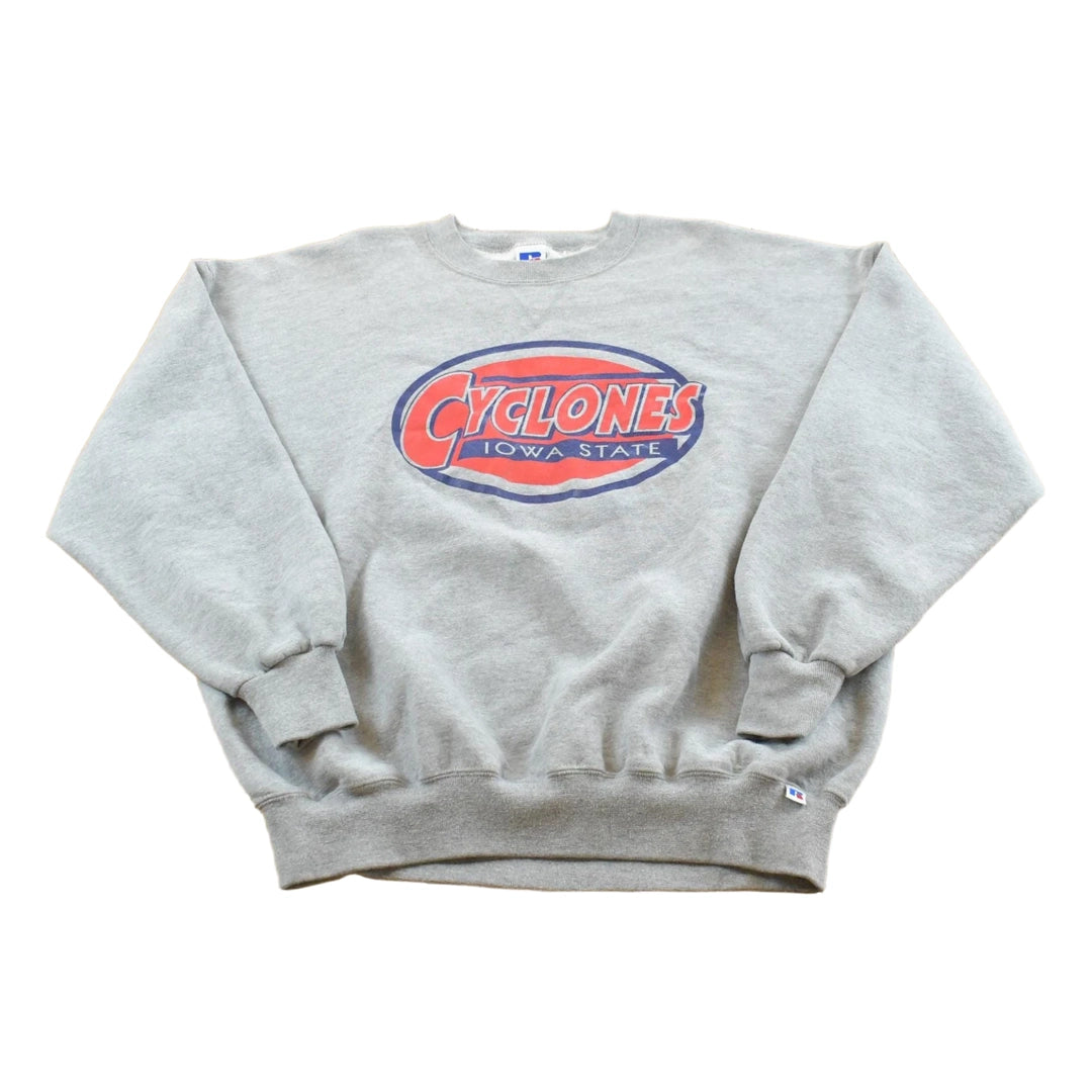 Vintage 1990s Russell Athletic Iowa State Crewneck Sweatshirt Men's 2XL