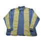 Vintage 2000s Striped Button Up Long Sleeve Collared Rugby Shirt Men's L