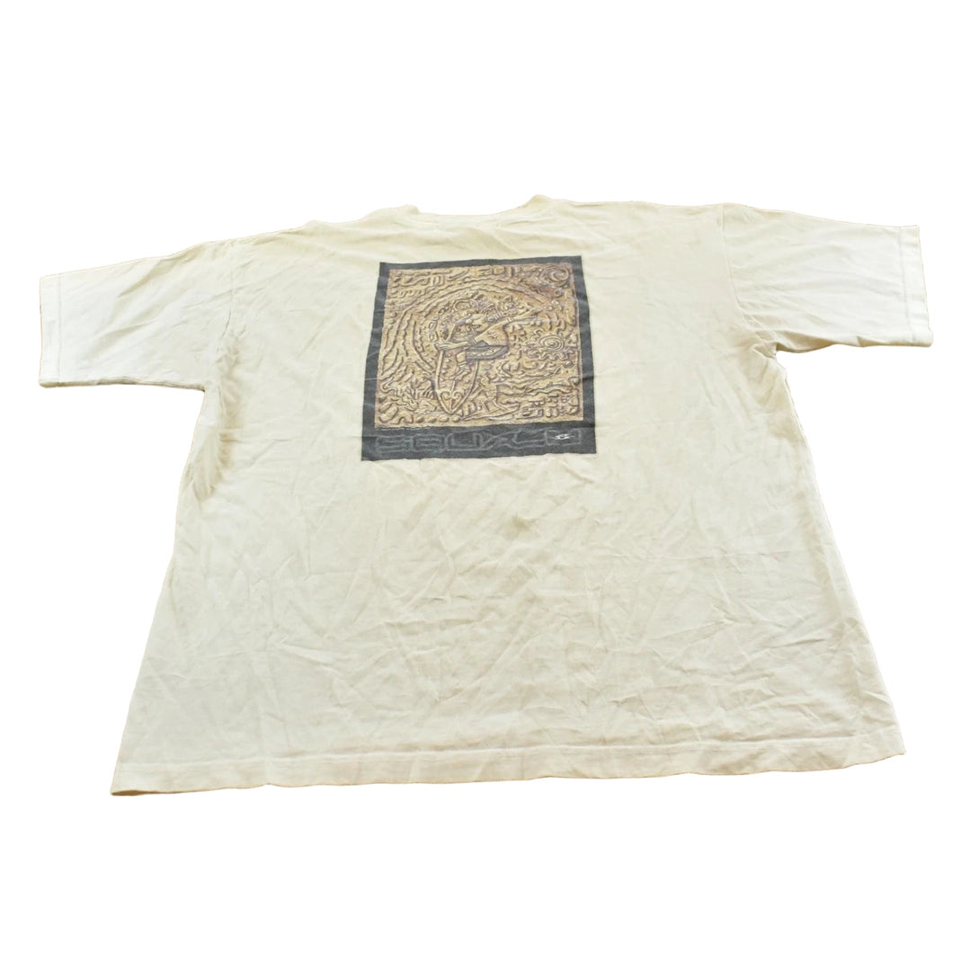 Vintage 2000 Squalo Mayan Art Surfing T-Shirt Men's XL