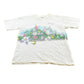 Vintage 1991 Habitat Durango Butterfly Garden Wraparound Graphic T-Shirt Men's M