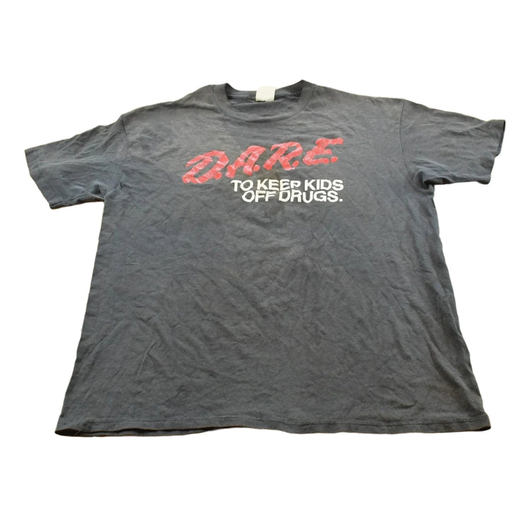 Vintage 1990s Dare to Resist Drugs And Violence Souvenir T-Shirt Men's L