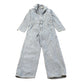 Vintage 1970s Key Imperial Denim Herringbone Mechanics Coveralls Women's 27 x 23