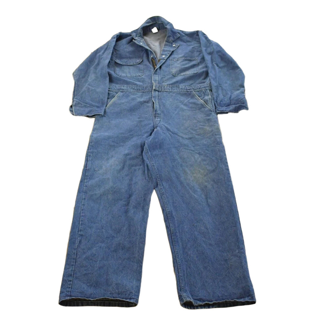 Vintage 1980s Big Ben Denim Coveralls Men's 38 x 28