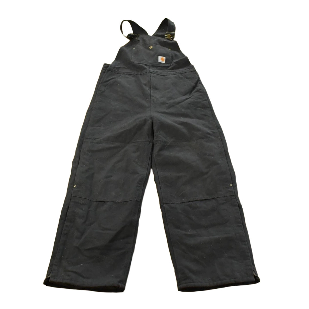 Vintage 2000s Carhartt Insulated Double Knee Canvas Bib Overalls Women's 32 x 26