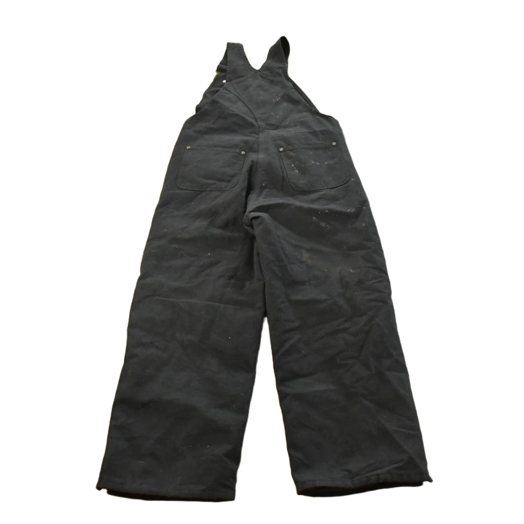 Vintage 2000s Carhartt Insulated Double Knee Canvas Bib Overalls Women's 32 x 26