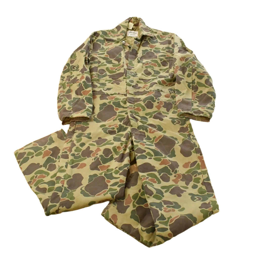 Vintage 1980s Zero-Zone Duck Camo Coveralls Men's Medium