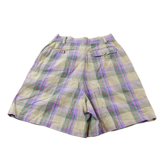 Vintage 1990s Portland Plaid Shorts Women's 25