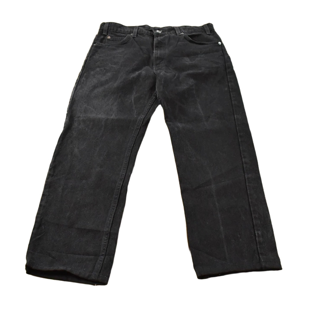 Vintage 1990s Levi's Orange Tab 505 Regular Straight Fit Denim Jeans Men's 33 x 27