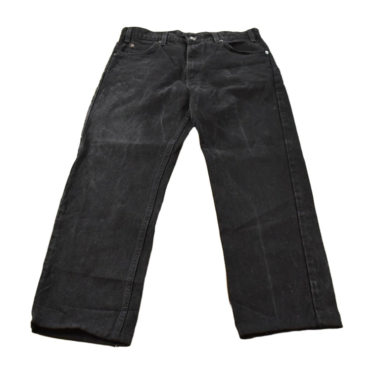 Vintage 1990s Levi's Orange Tab 505 Regular Straight Fit Denim Jeans Men's 33 x 27