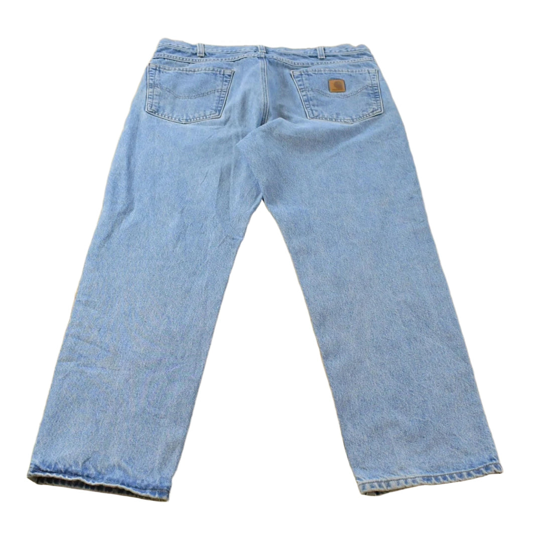 Vintage 2000s Carhartt Relaxed Fit Distressed Workwear Denim Jeans Men's 37 x 29