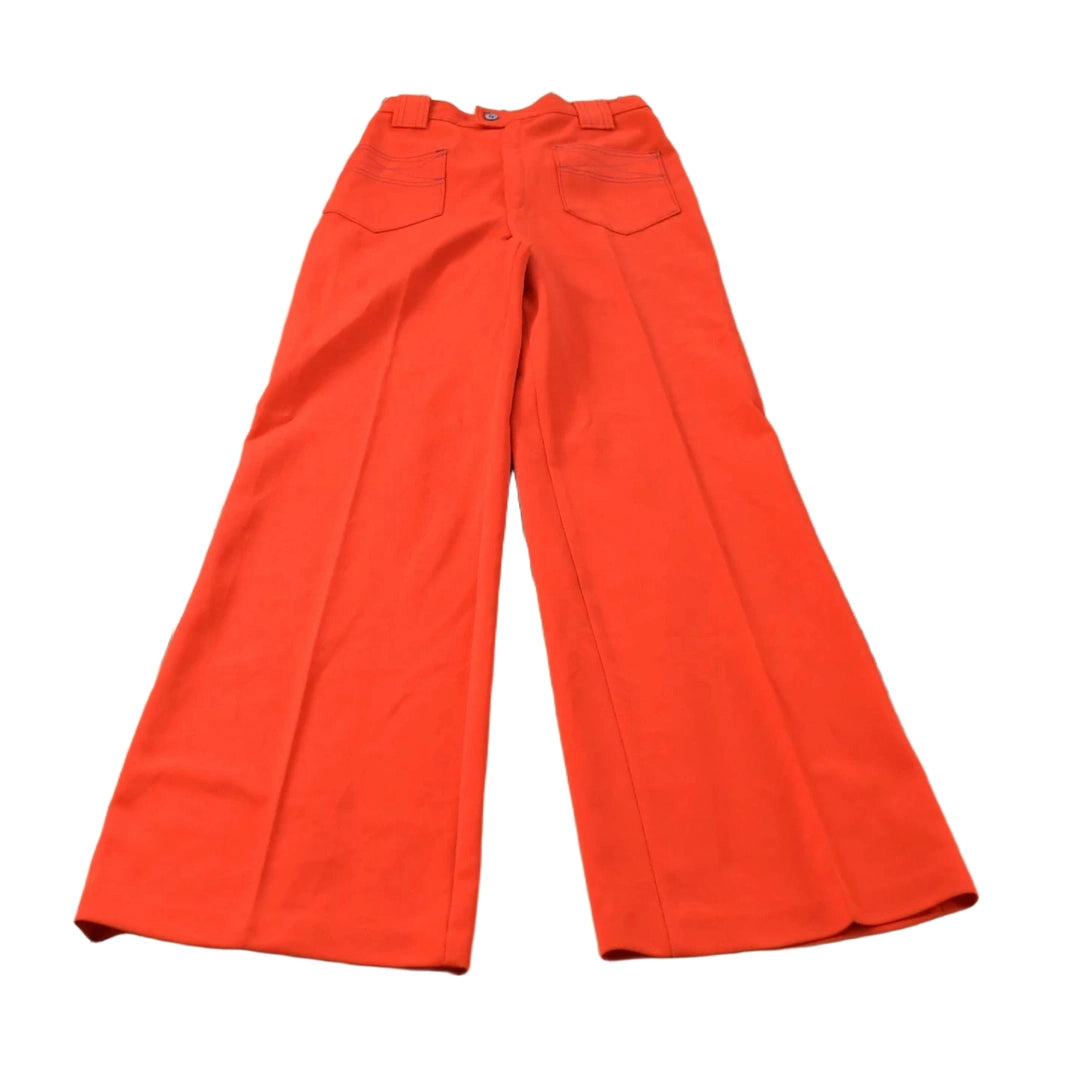 Vintage 1970s Jack Winter Pleated Bell Bottom Flare Pants Women's 26 x 32