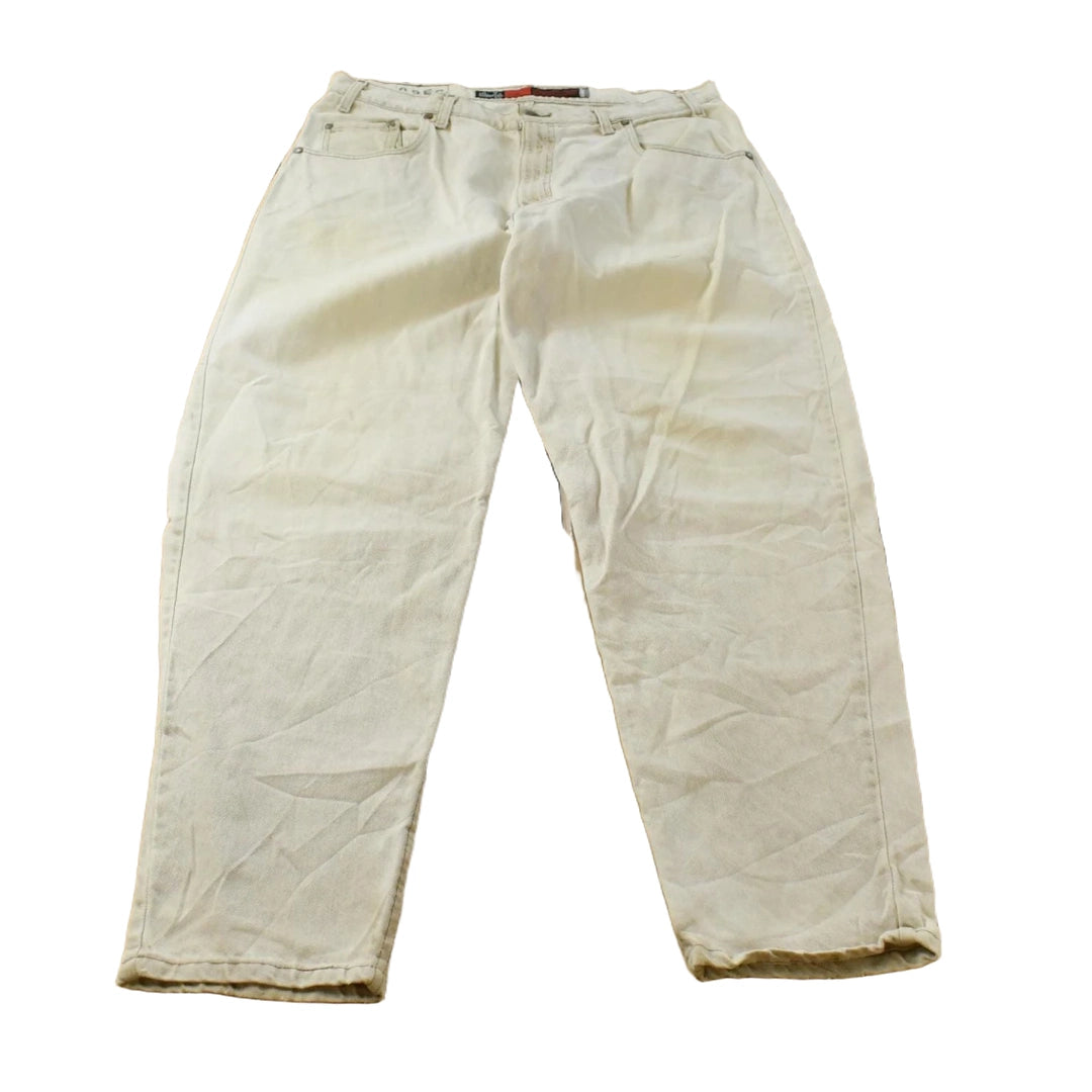 Vintage 1990s Levi Silver Tab Loose Fit Acid Wash Denim Jeans Men's 37 x 33