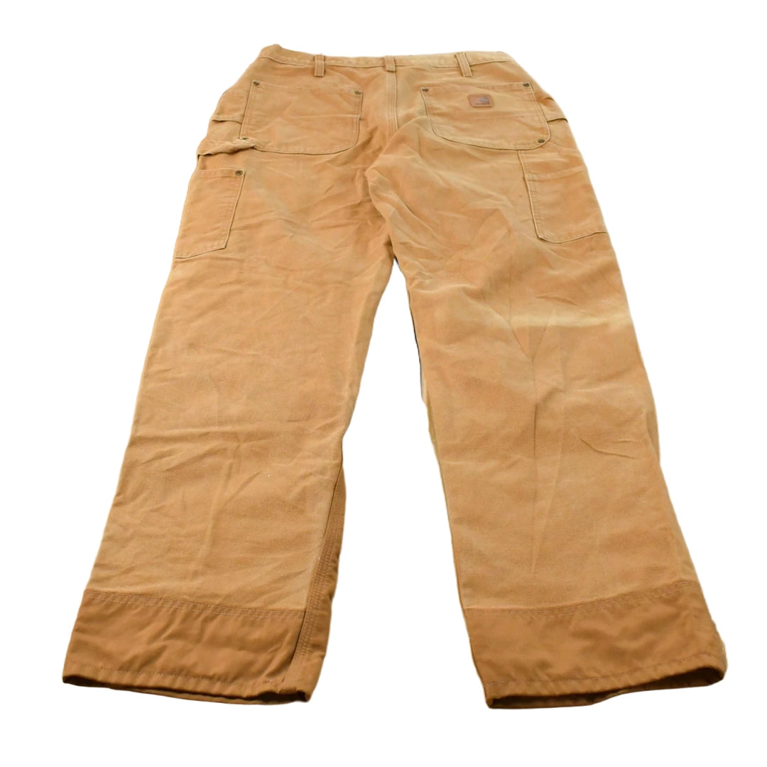 Vintage 2000s Carhartt Bushwhacker Double Knee Canvas Pants Men's 32 x 32