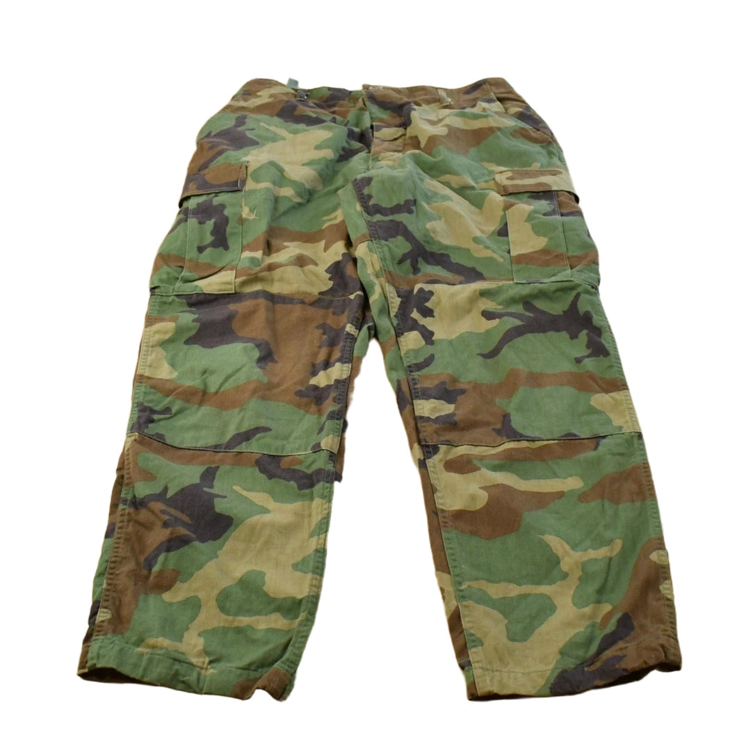 Vintage 2000s Army Military Woodland Camo Cargo Pants Men's Large