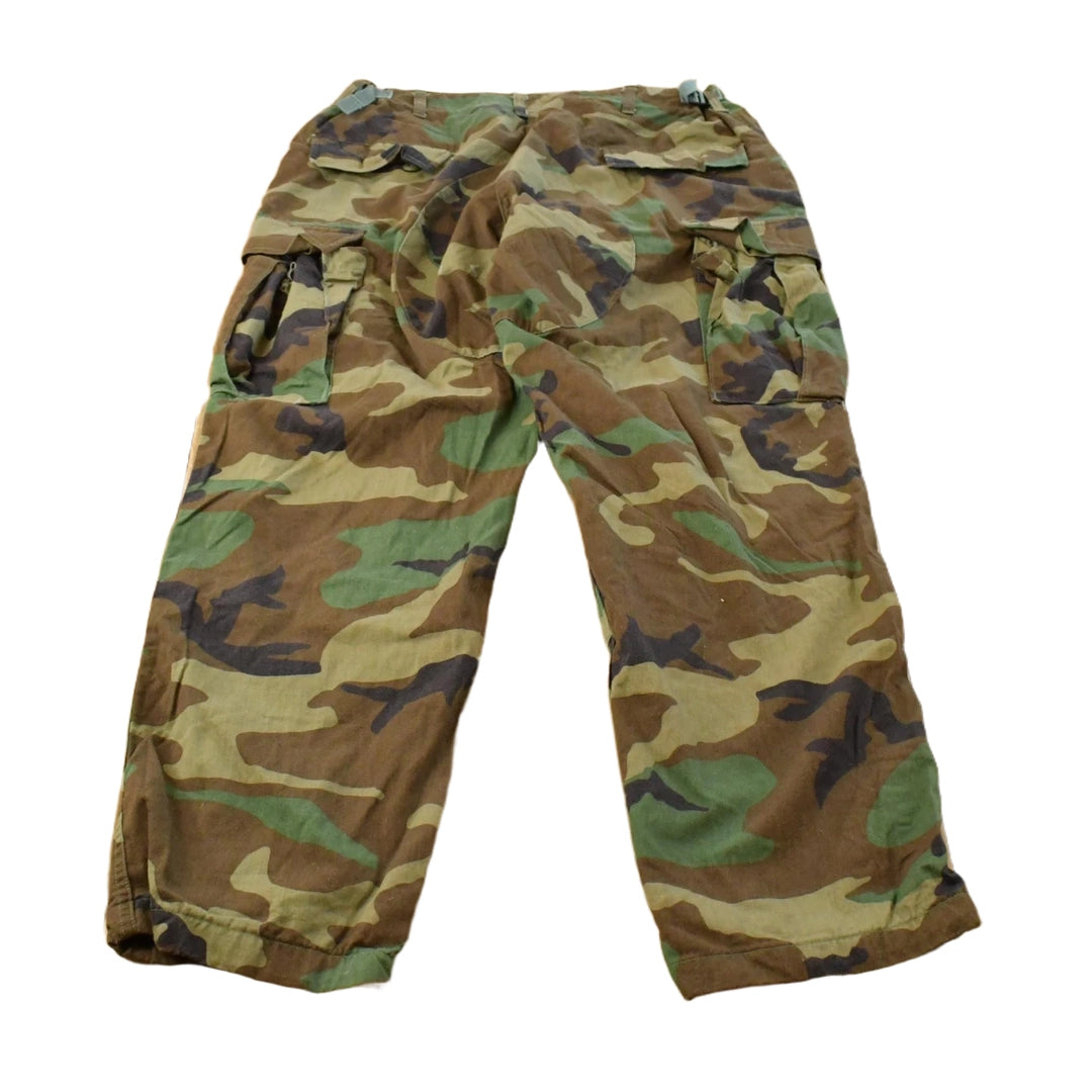 Vintage 2000s Army Military Woodland Camo Cargo Pants Men's Large