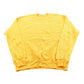 Vintage 1990s Russell Athletics High Cotton Blank Yellow Crewneck Sweatshirt Men's XL