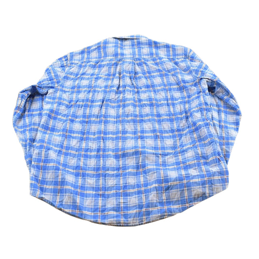 Vintage 2000s L.L. Bean Button Up Plaid Corduroy Shirt Men's L