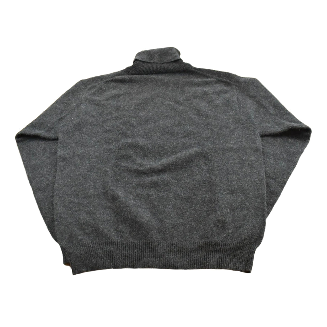 Vintage 1990s J Crew Wool Knit Turtleneck Sweater Men's M