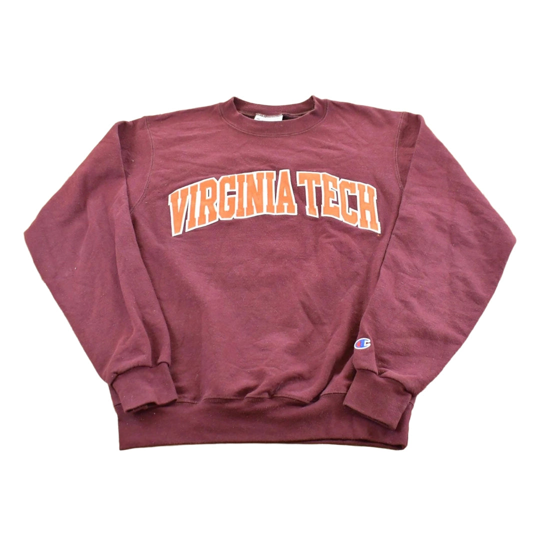 Vintage 2000s Virginia Tech Champion Crewneck Sweatshirt Men's S