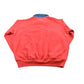 True Vintage 1970s Quarter Zip Denim Accents Collared Sweatshirt Men's XL