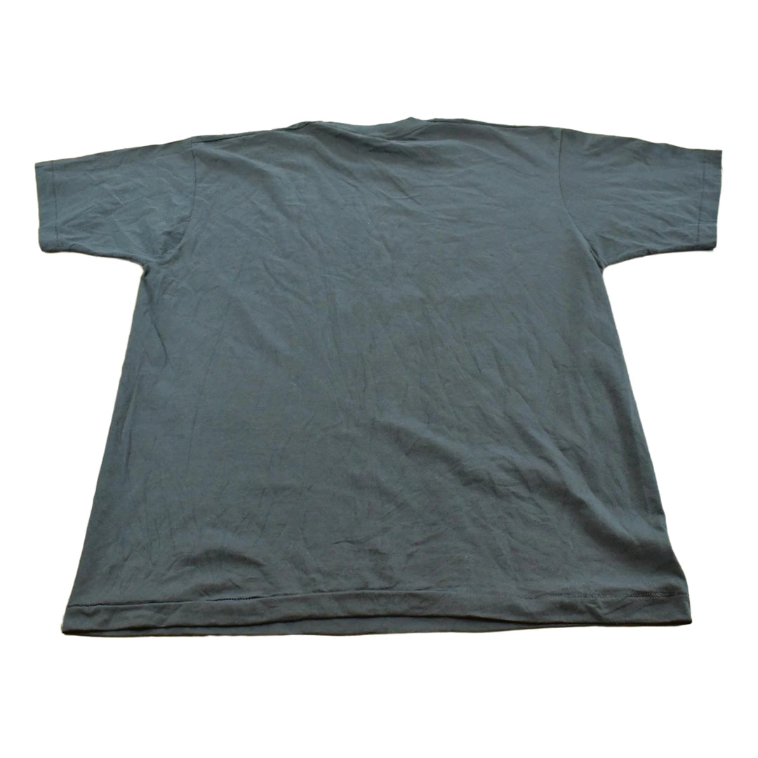 Vintage 1990s Blank Black T-Shirt Men's XL
