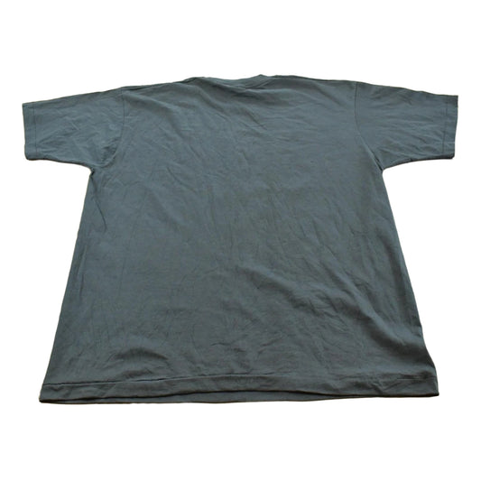 Vintage 1990s Blank Black T-Shirt Men's XL
