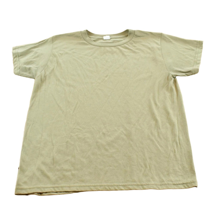 Vintage 1990s Blank Olive Green T-Shirt Men's L