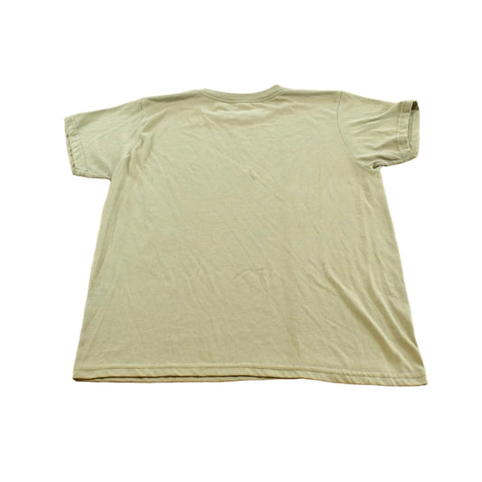 Vintage 1990s Blank Olive Green T-Shirt Men's L