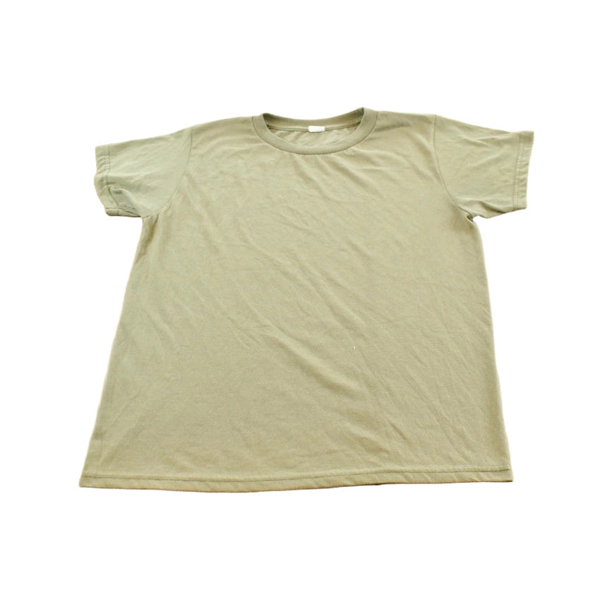 Vintage 1990s Blank Olive Green T-Shirt Men's L