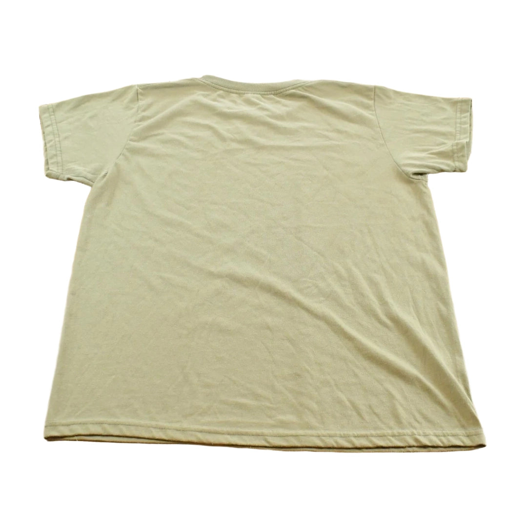 Vintage 1990s Blank Olive Green T-Shirt Men's L