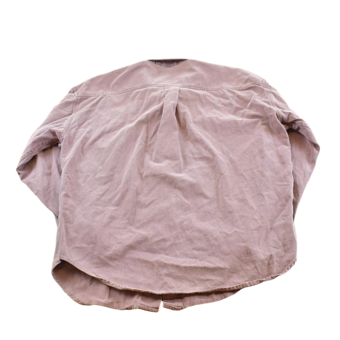 Vintage 1990s Reverse Button Up Shirt Women's 2XL
