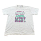 Vintage 1990s Being a Woman Isn't Easy Dealing With Men Funny Parody T-Shirt Men's L