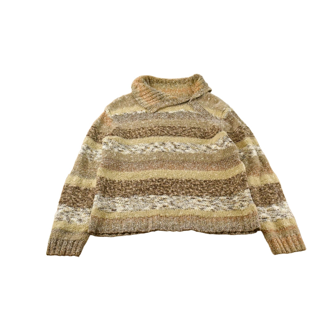 Vintage 2000s Dressbarn Knit Shawl Neck Sweater Women's XL