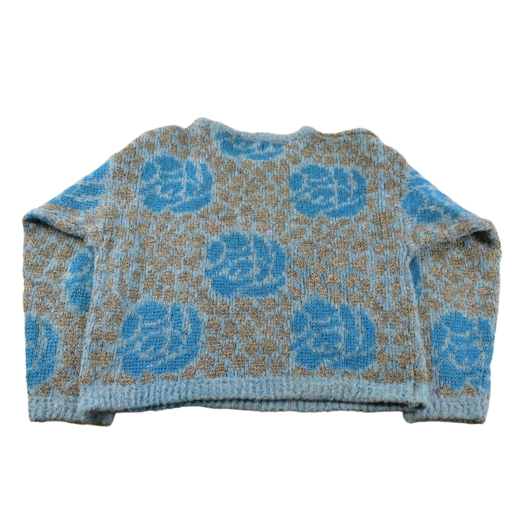Vintage 1990s Tomboy Career Collectibles Floral Knit Sweater Women's Medium