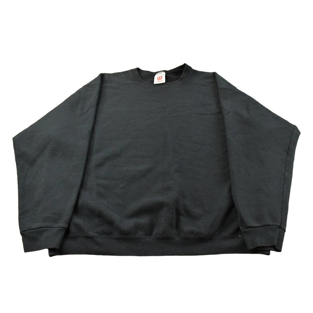 Vintage 1990s Wilson Blank Crewneck Sweatshirt Sun Faded Men's 2XL