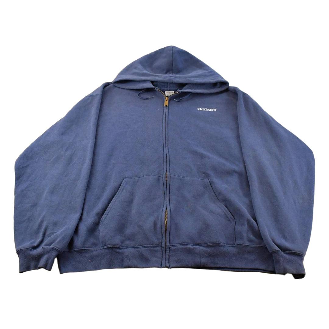 Vintage 1990s Carhartt Full Zip Hoodie Men's 2XL