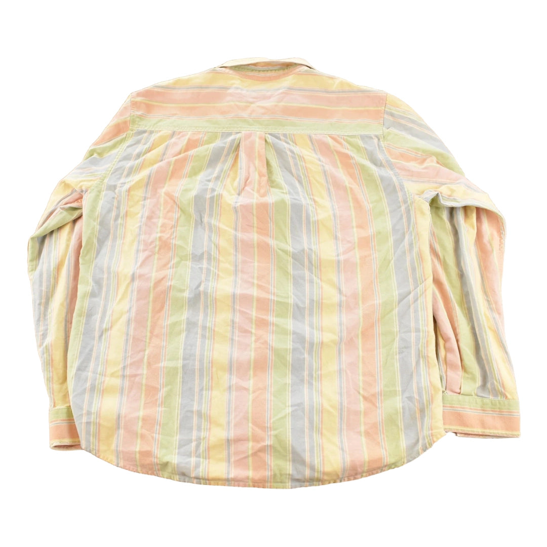 Vintage Y2K L.L. Bean Striped Long Sleeve Button Down Shirt Women's L