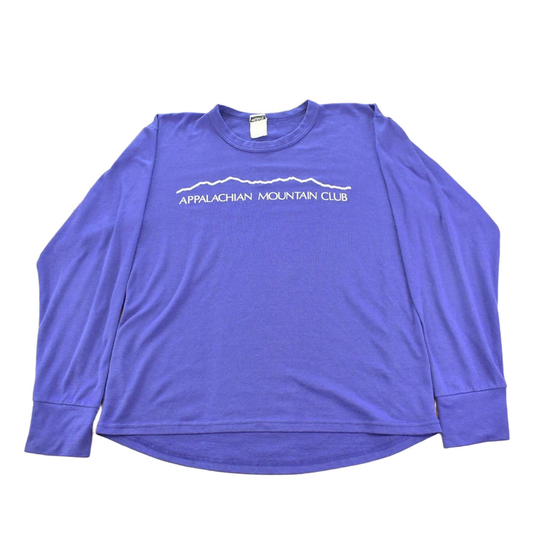 Vintage 1990's Appalachian Mountain Club Graphic Travel Long Sleeve T-Shirt Men's L