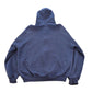Vintage 1990s Russell Athletics Blank Navy Blue Full Zip Hoodie Sweatshirt Men's L