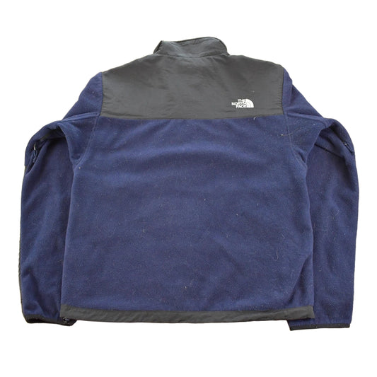 Vintage 2000s The North Face Denali Navy Blue Fleece Sweater Jacket Men's M