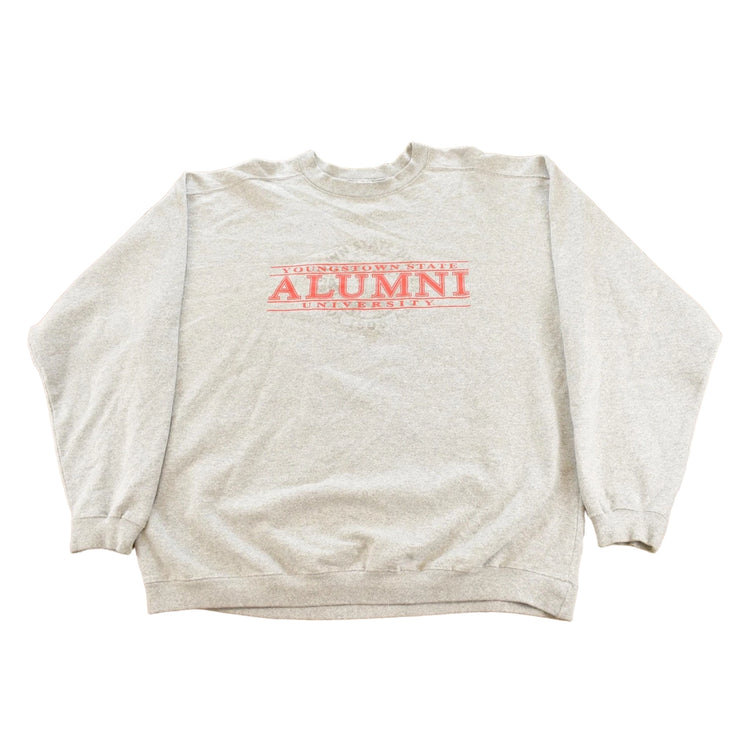 Vintage 1990s Youngstown State Alumni University Collegiate Crewneck Sweatshirt Men's 2XL