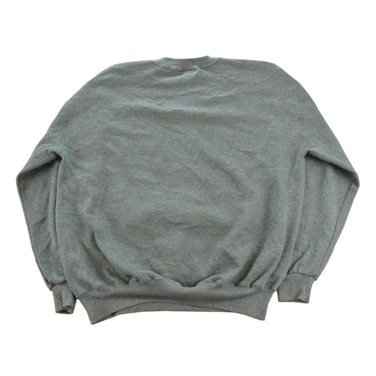 Vintage 1990s Russell Athletics Blank Gray Crewneck Sweatshirt Men's XL