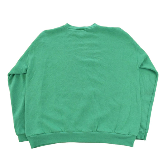 Vintage 1990s Tultex Blank Green Crewneck Sweatshirt Men's M