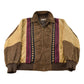 Vintage 1980s Leather Bomber Jacket Men's Large