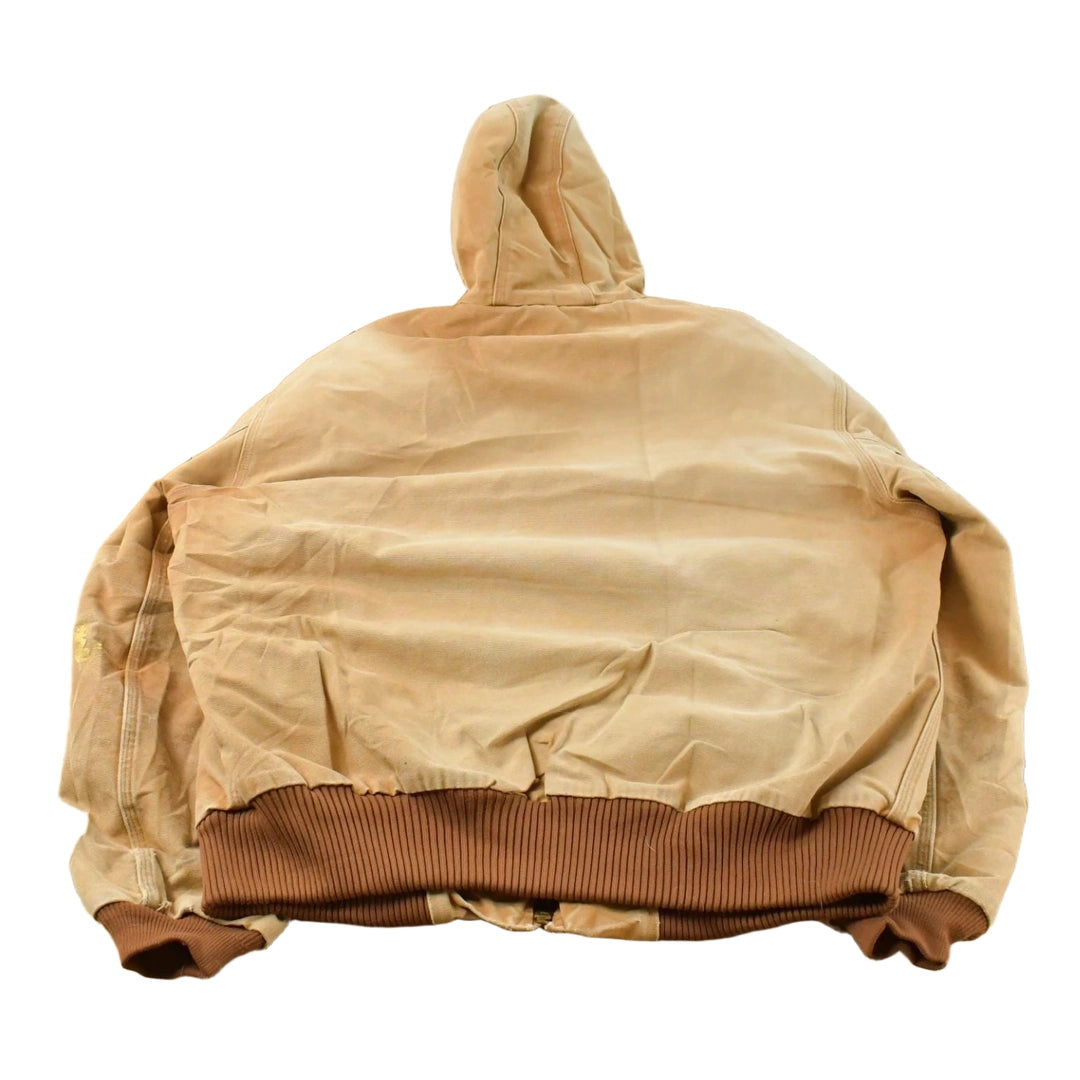 Vintage 1990s Carhartt Canvas Hooded Jacket Men's Large