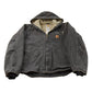 Vintage 2000s Carhartt Hooded Sherpa Lined Jacket Mens M